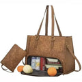 Polished PU Leather Tote Bag