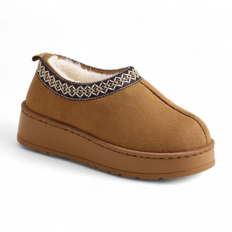 All-Day Valeska Shearling-Lined Suede Slipper Boots