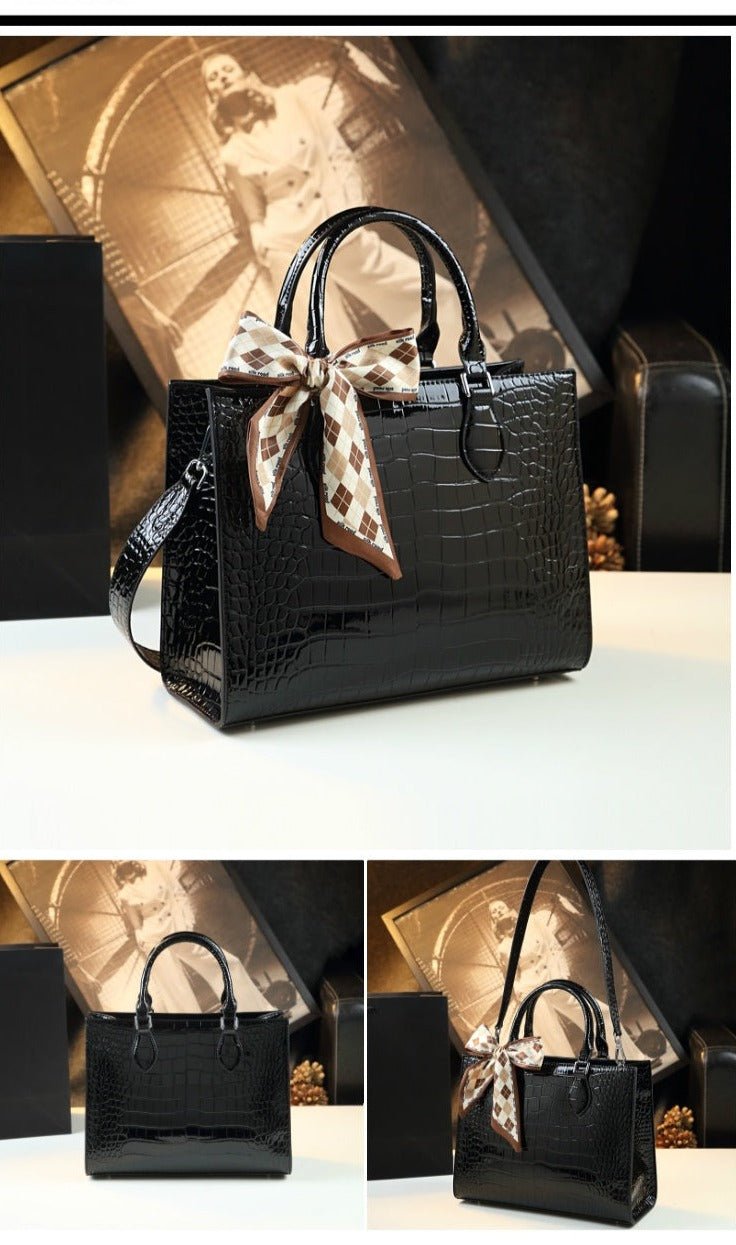 Refined Genuine Leather Phone Bag