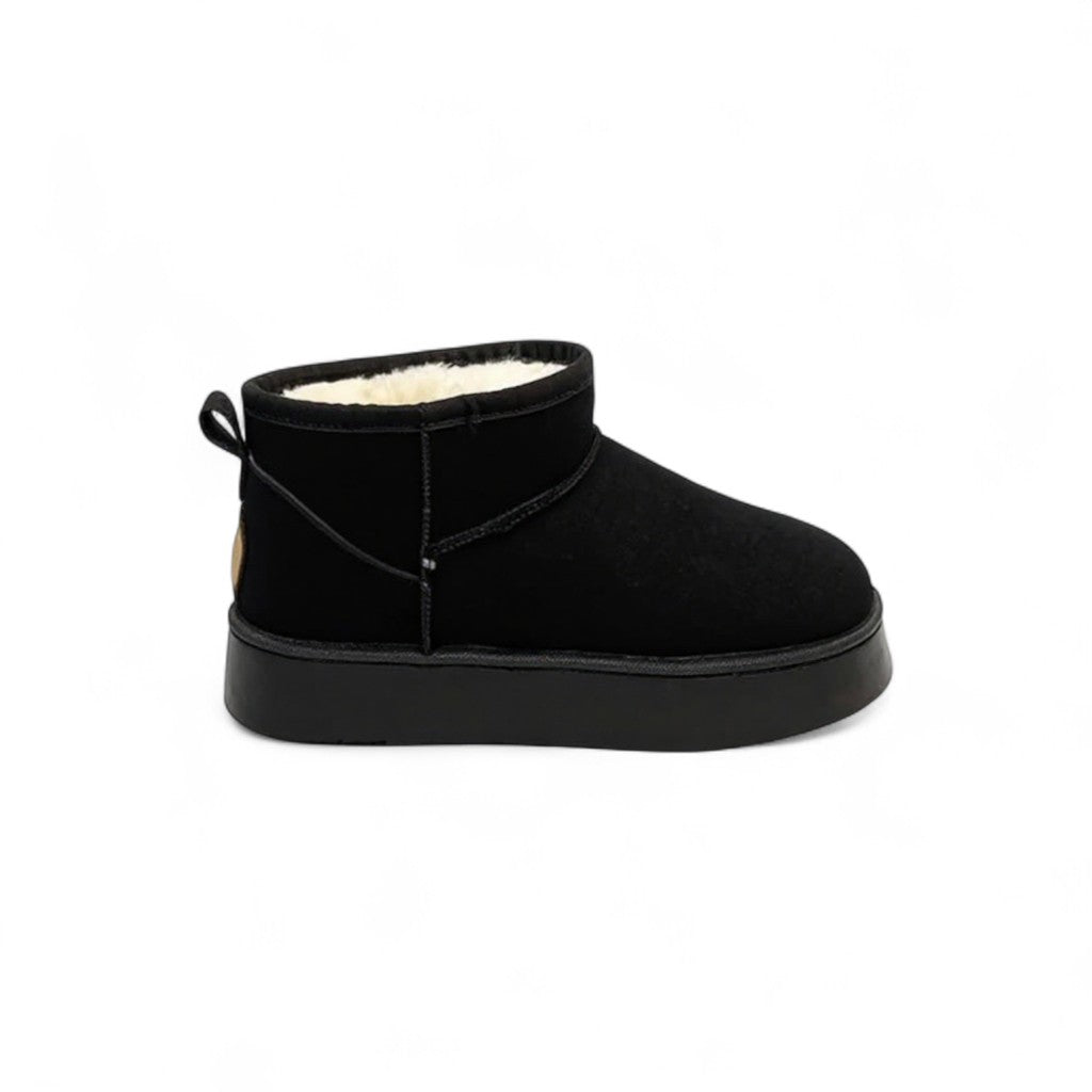 Bold Josette Chunky Shearling-Lined Boots