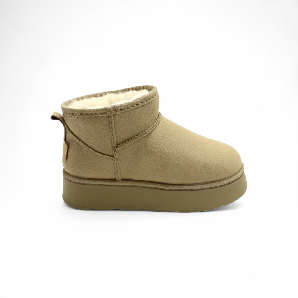 Bold Josette Chunky Shearling-Lined Boots