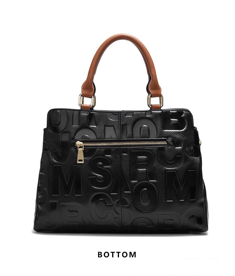 Signature Tote Bag in Genuine Leather