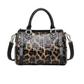 Genuine Leather Tote Bag with Weekend Detail