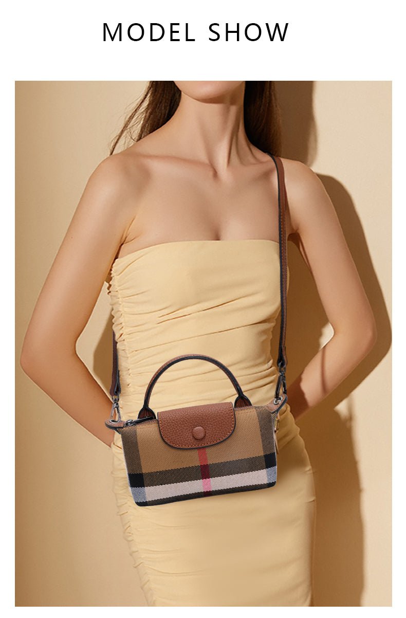 Statement Genuine Leather Crossbody Bag