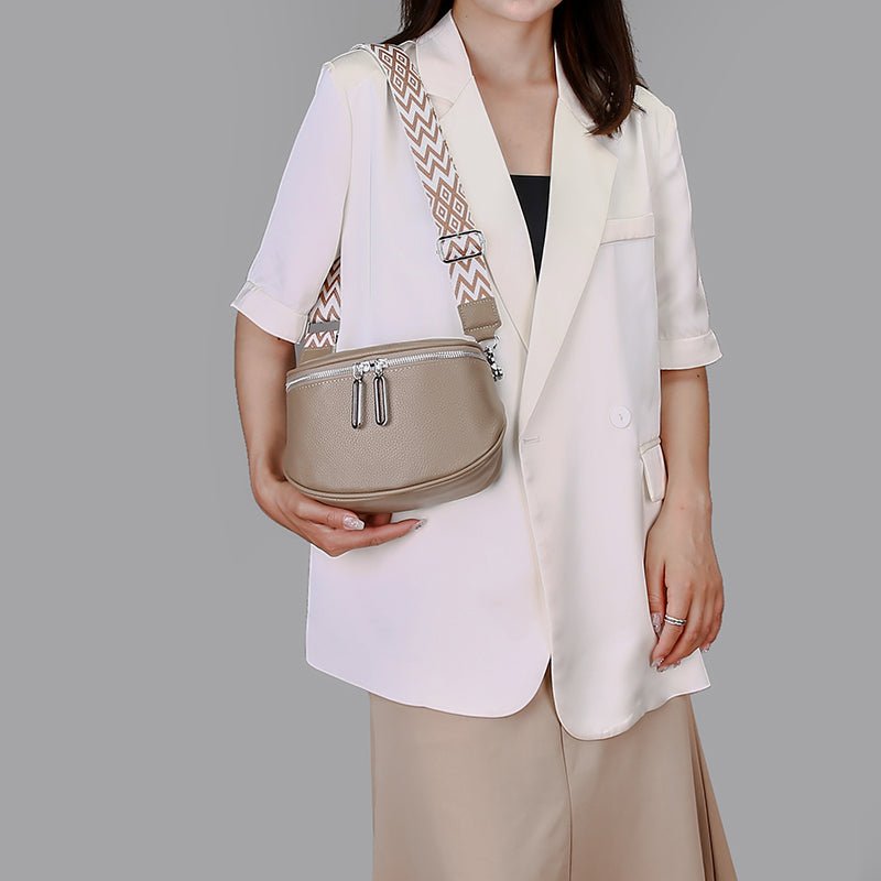 Leather Belt Bag with Mini Detail
