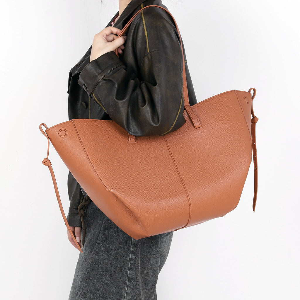 Statement Leather Tote Bag