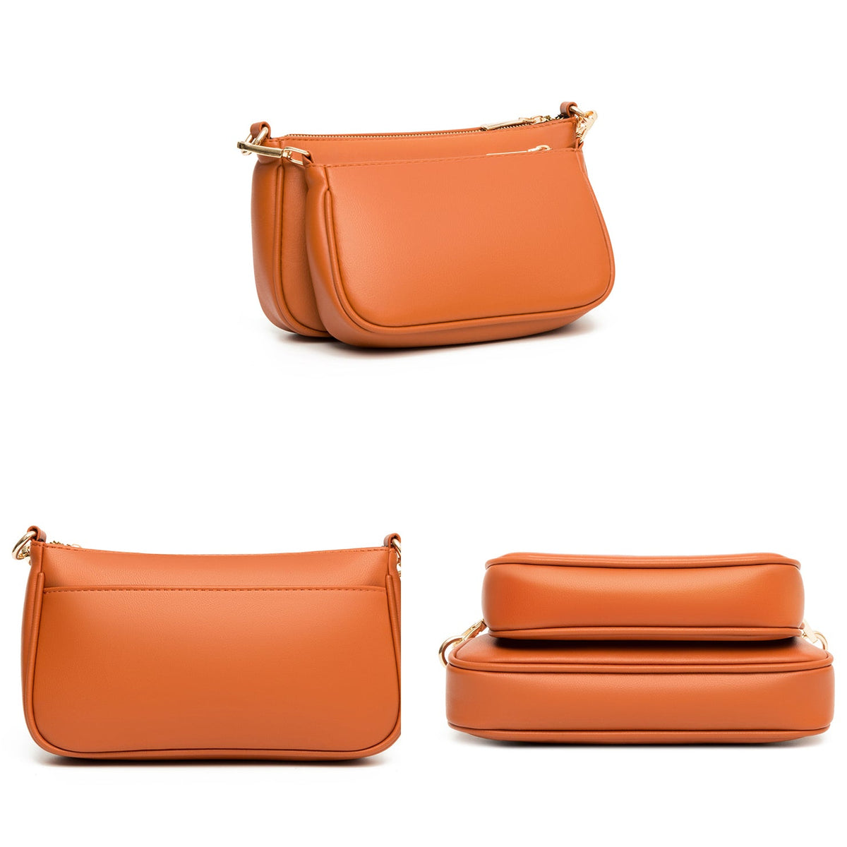Croc-Effect Crossbody Bag