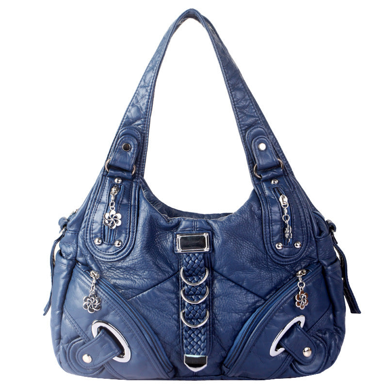 City-Ready Multi-Pocket Shoulder Bag
