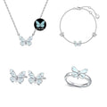 Butterfly Sterling Silver Jewelry Set