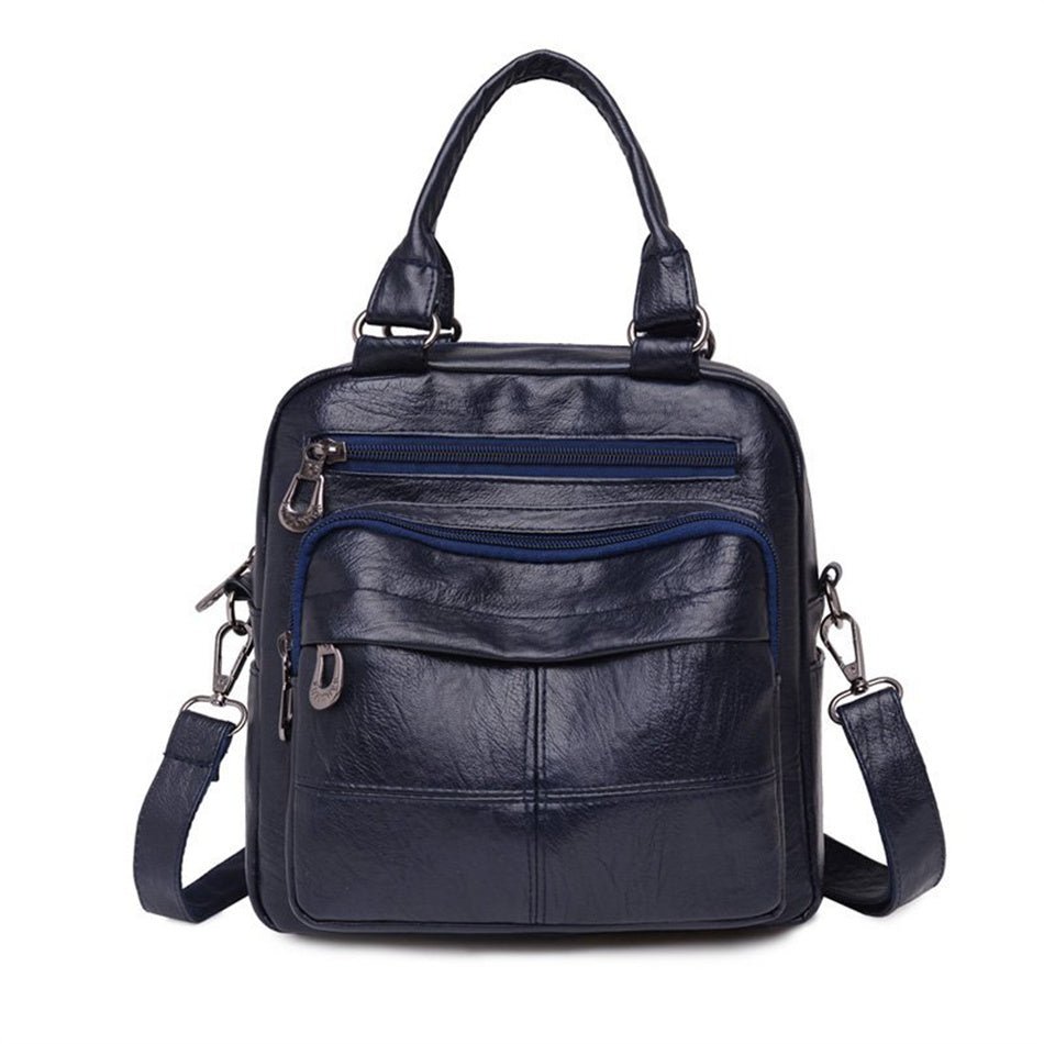 PU Leather Backpack with Refined Detail