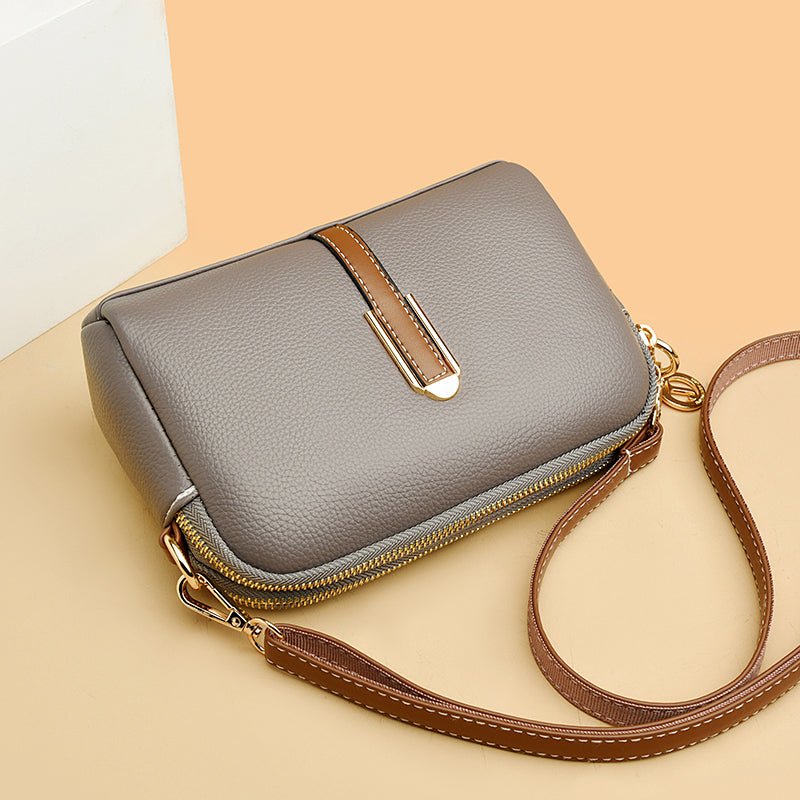 Contemporary Genuine Leather Shoulder Bag