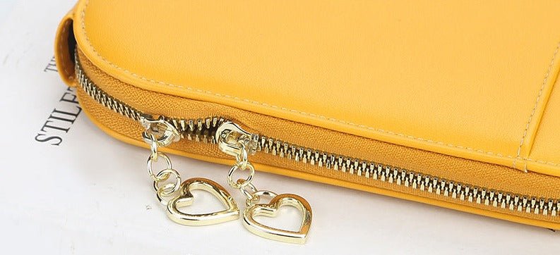 Quilted PU Leather Purse