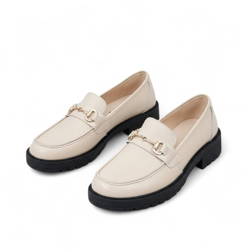 Signature Chunky Sole Loafers with Gold Snaffle