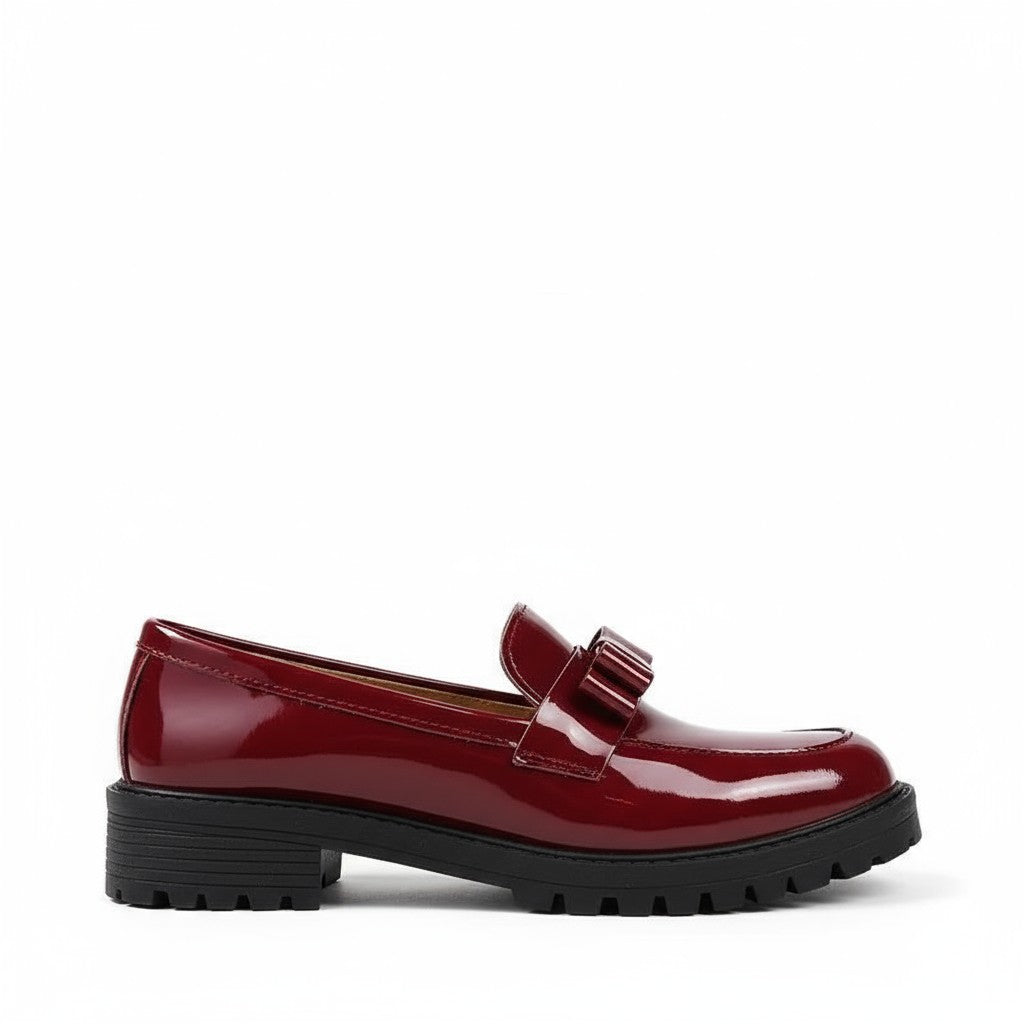 Polished Patent Leather Loafers
