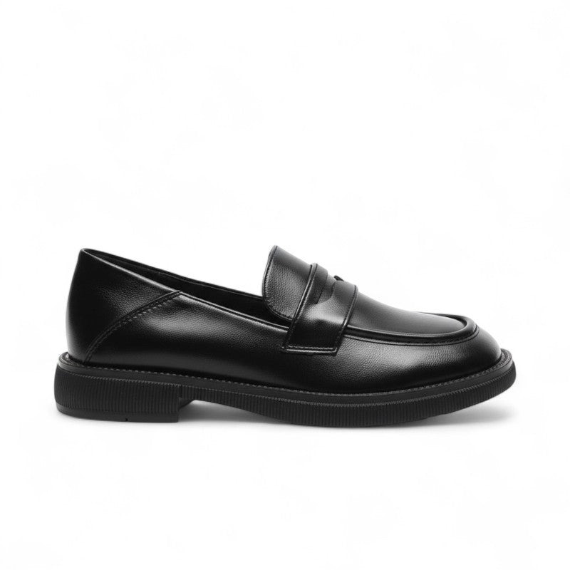 The Everyday Soft Black Leather Loafers