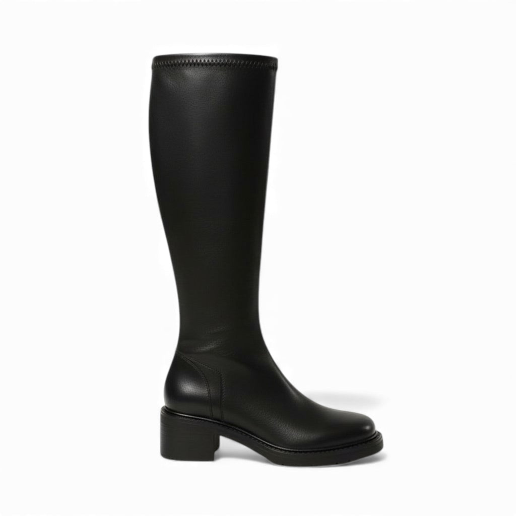 Modern Jacenta Riding Boots with Chunky Heel
