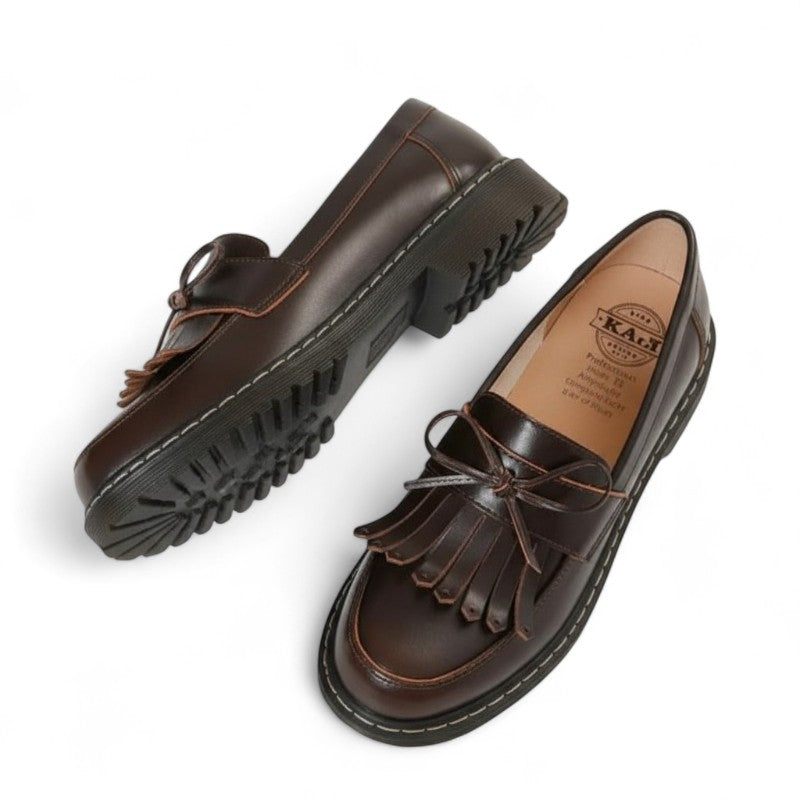 Weekend Graciela Wedge Loafers with Fringe Detail