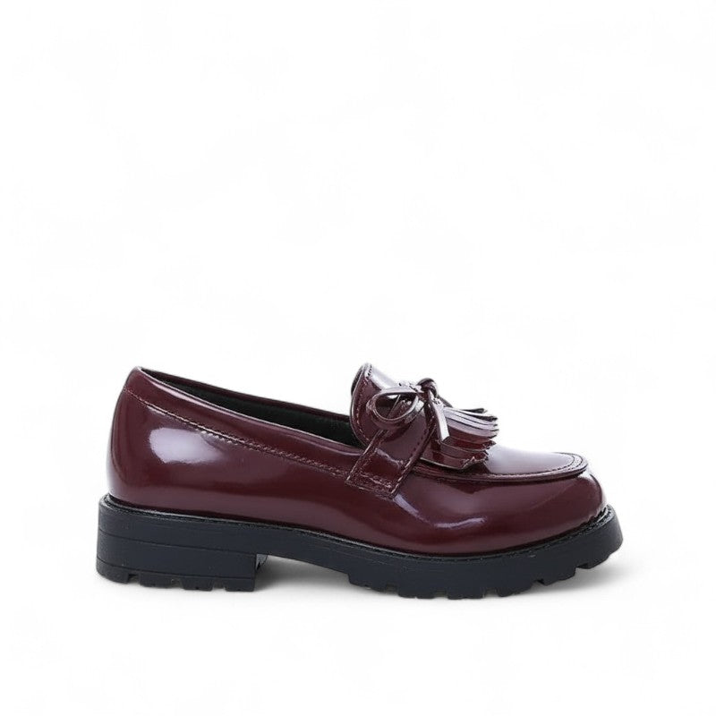 City-Ready Sable Chunky Patent Leather Loafers