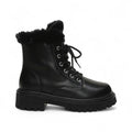 Bold Ysolde Lace-Up Shearling-Lined Boots