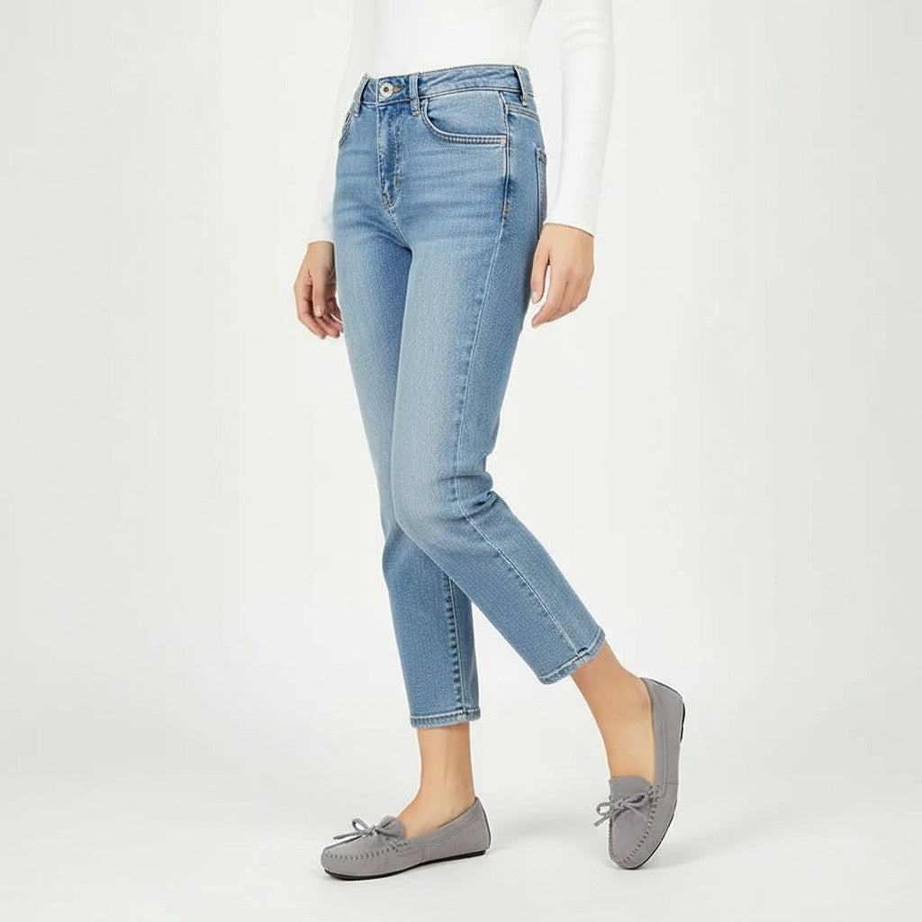 The Everyday Tirzah Suede Loafers with Knot Detail