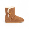 Understated Shearling-Lined Leather Boots