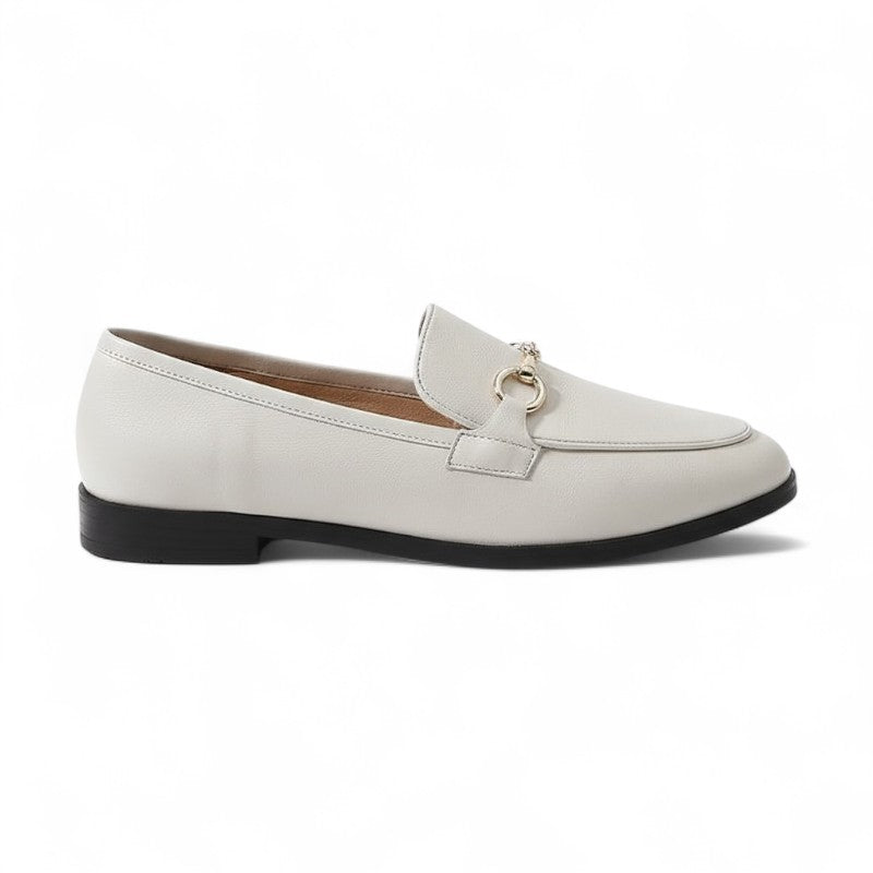 Classic Supple Loafers with Silver Snaffle