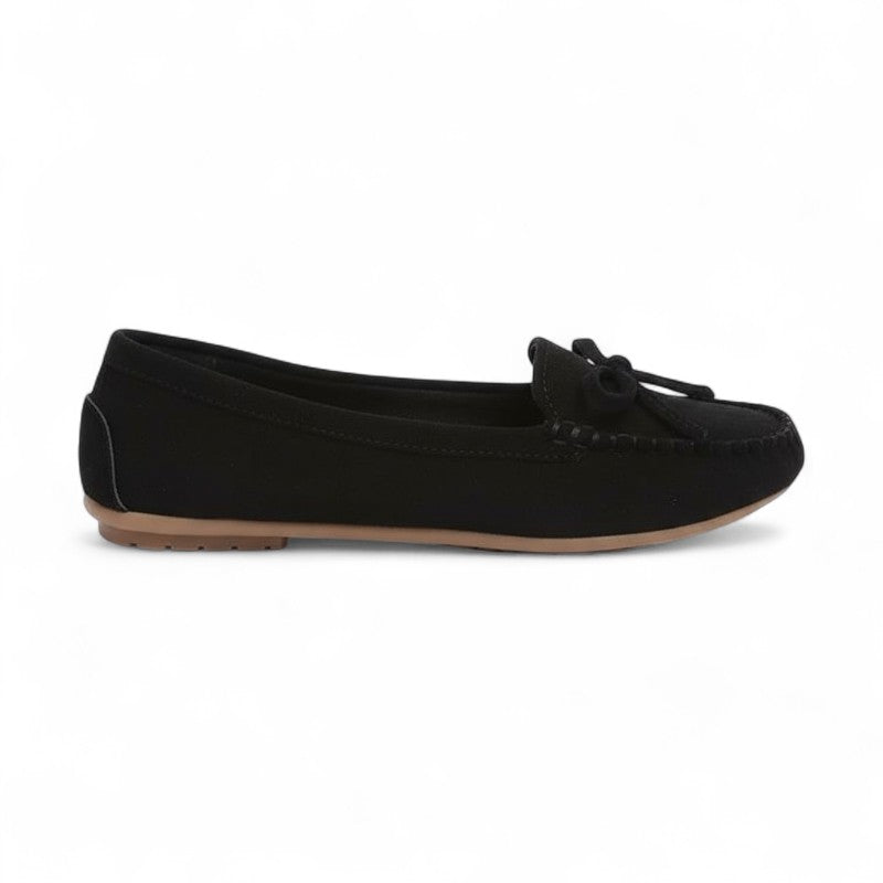 The Everyday Tirzah Suede Loafers with Knot Detail