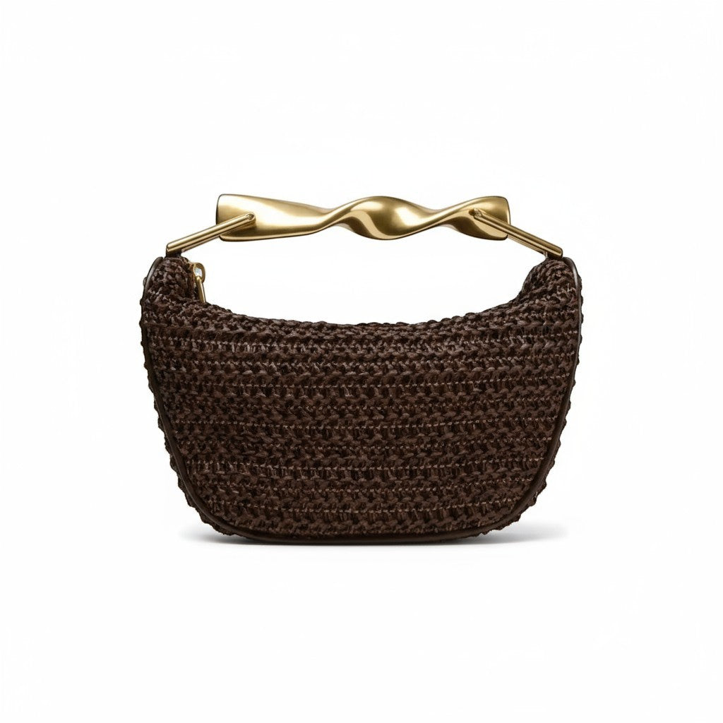 Timeless Woven-Style Shoulder Bag