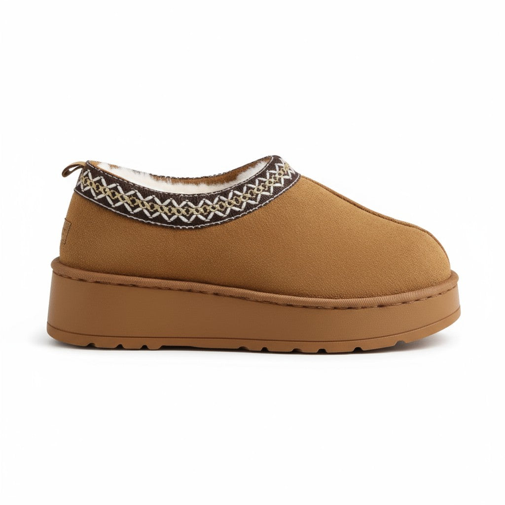 All-Day Valeska Shearling-Lined Suede Slipper Boots