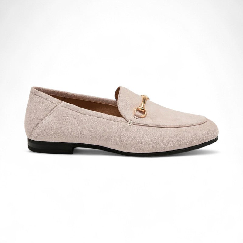 Essential Suede Loafers with Metal Hardware