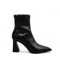 Refined Pointed-Toe Leather Booties