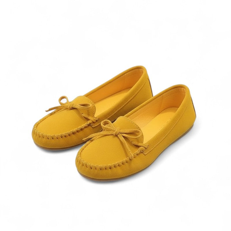 The Everyday Tirzah Suede Loafers with Knot Detail