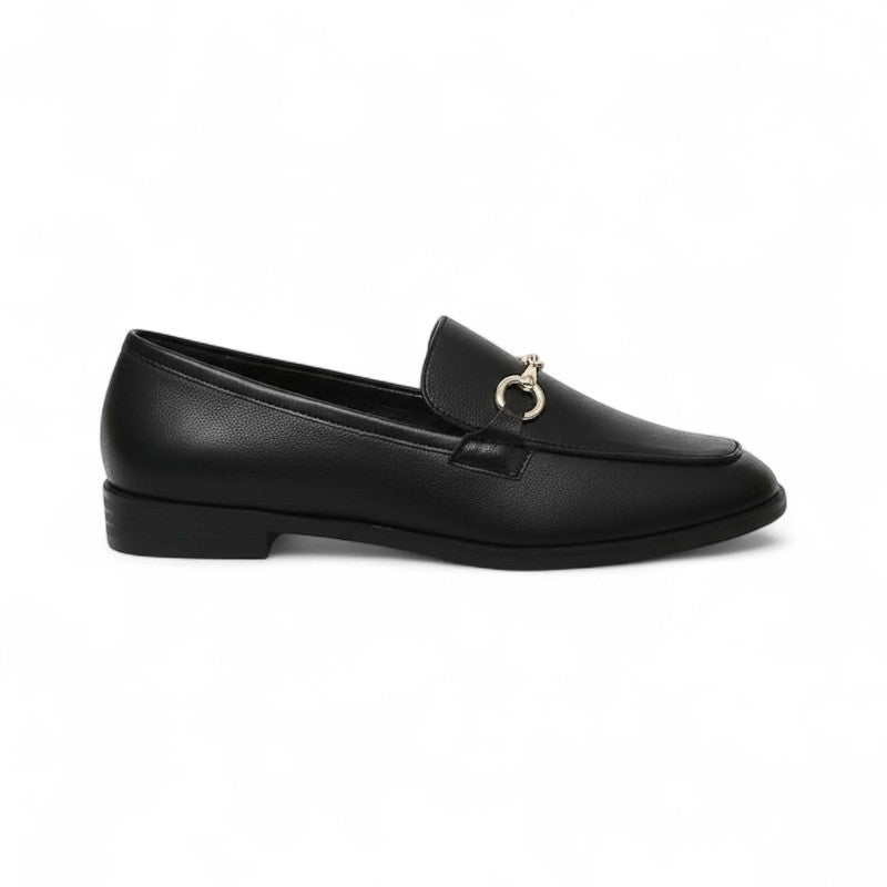 Classic Supple Loafers with Silver Snaffle