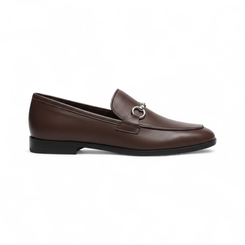 Classic Supple Loafers with Silver Snaffle