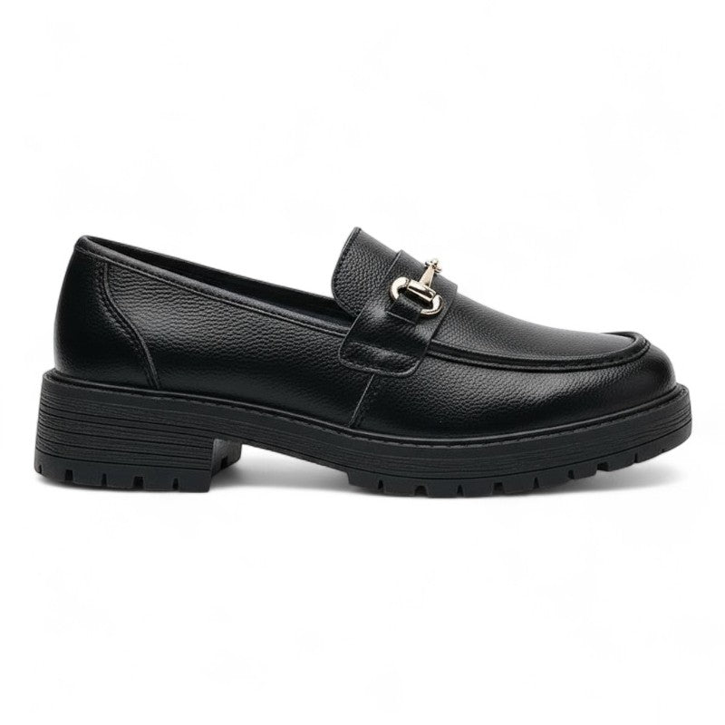 Signature Chunky Sole Loafers with Gold Snaffle