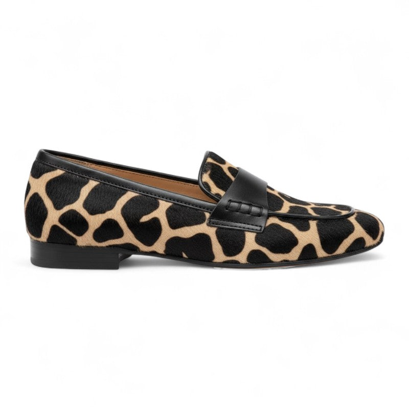 Statement Yasmina Soft Leopard Print Loafers