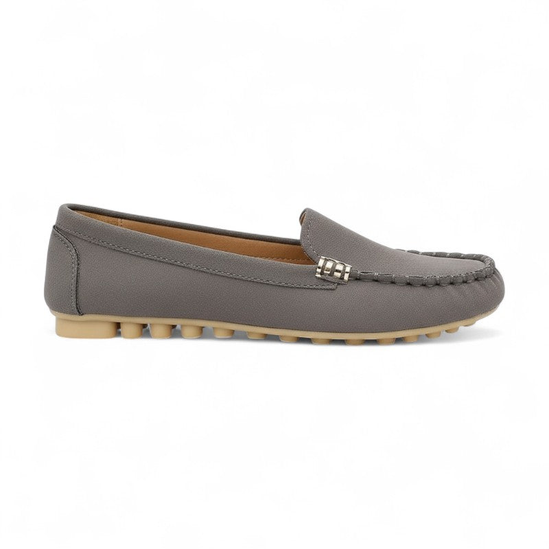 All-Day Soft Loafers with Buckle Detail