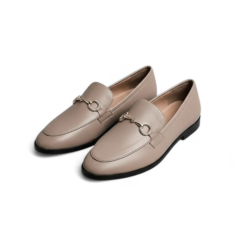 Classic Supple Loafers with Silver Snaffle