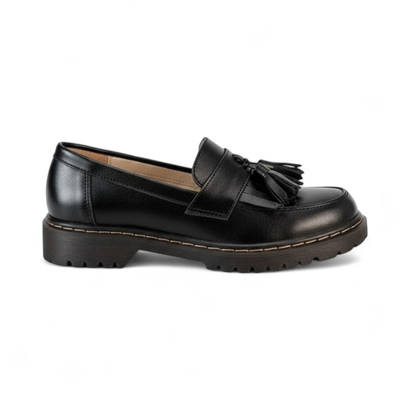 Weekend Graciela Wedge Loafers with Fringe Detail