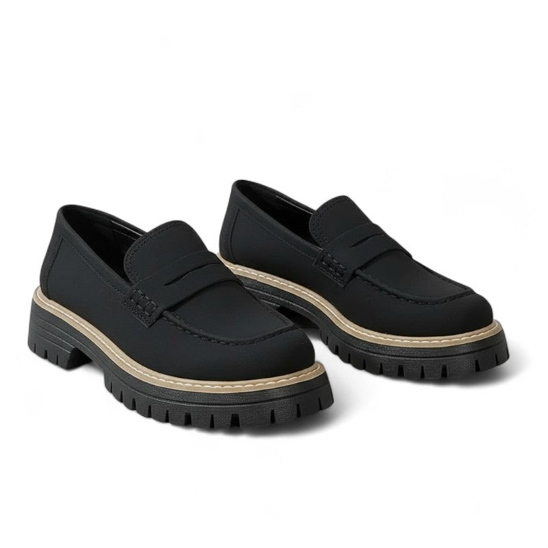 The Everyday Yolette Suede Loafers with Two-Tone Finish