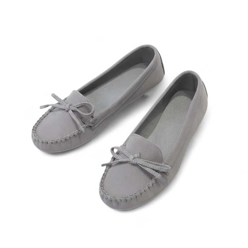 The Everyday Tirzah Suede Loafers with Knot Detail