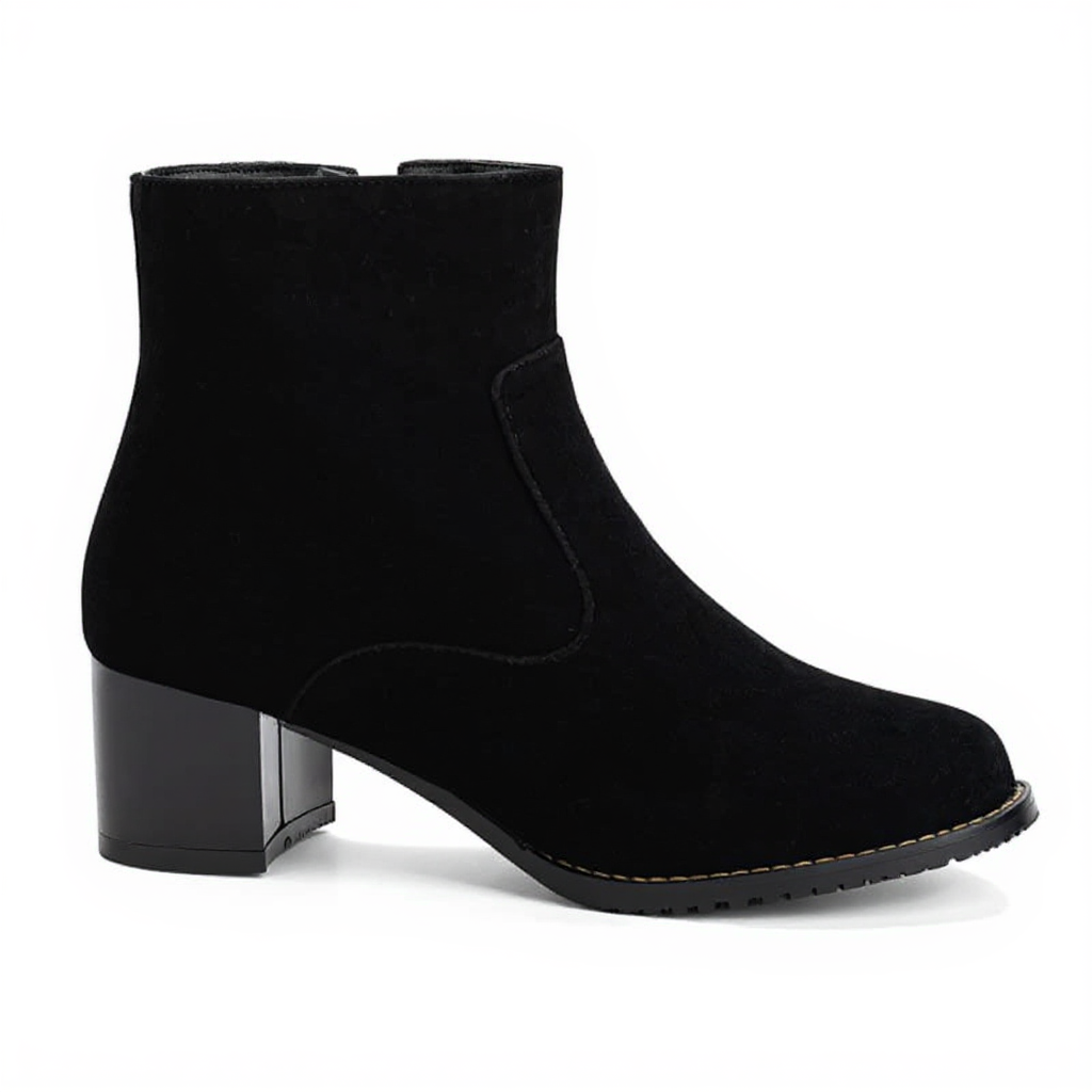 Timeless Heeled Suede Booties