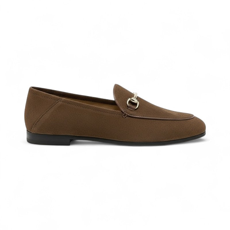 Essential Suede Loafers with Metal Hardware