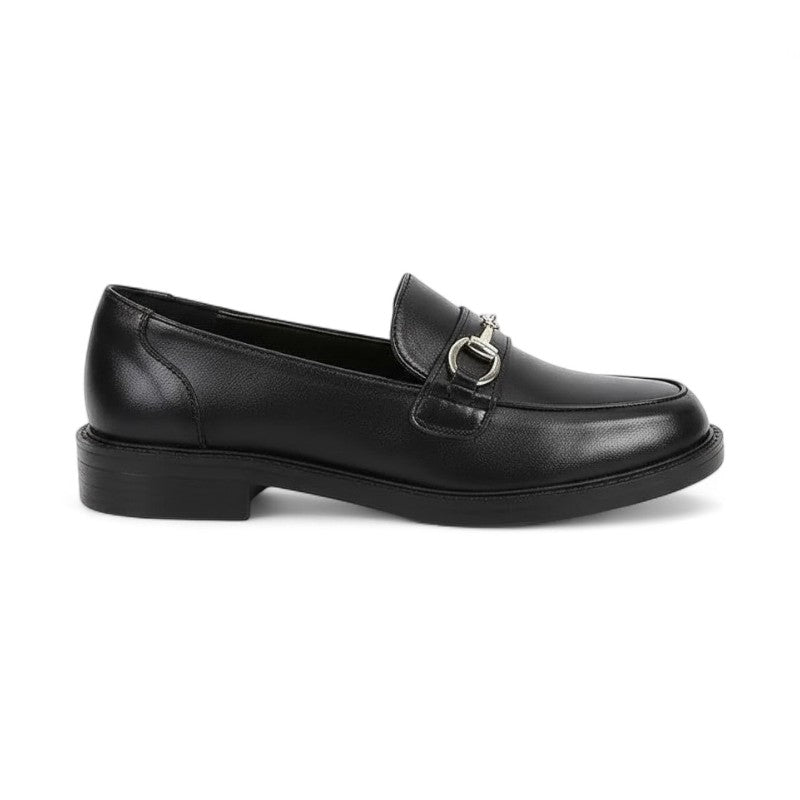 Essential Odalys Matte Loafers with Metallic Detail
