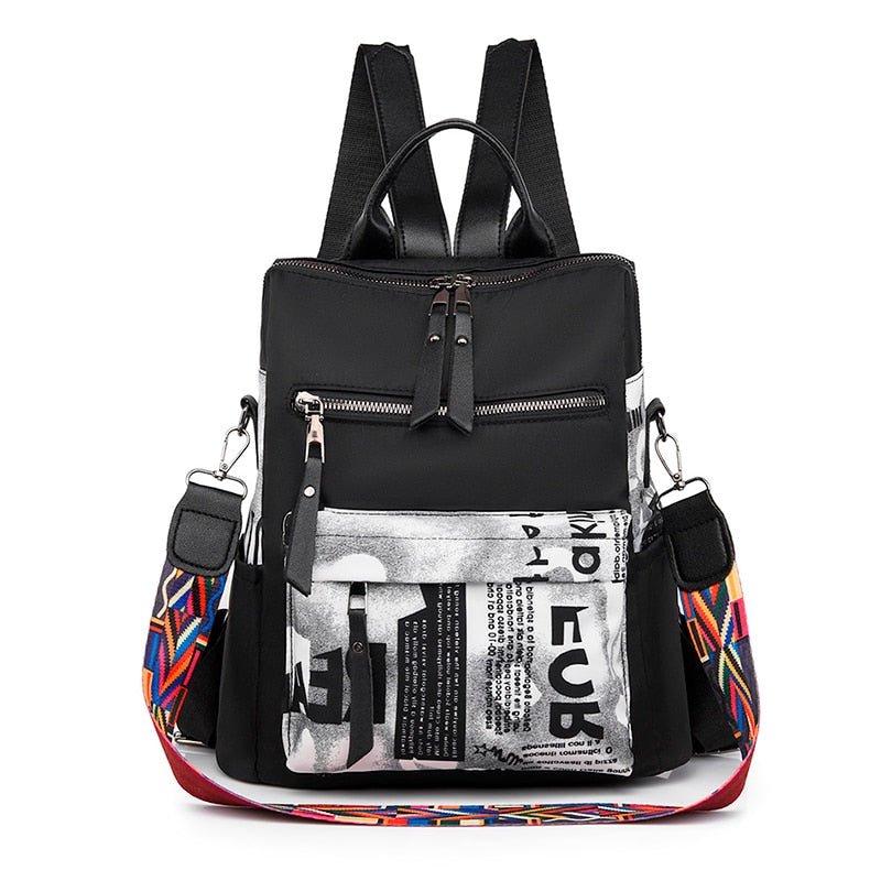 Oxford Cloth Backpack with Smart Detail