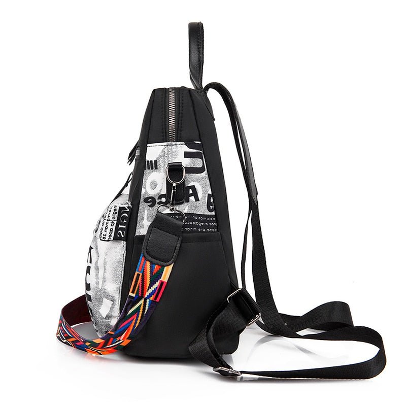 Oxford Cloth Backpack with Smart Detail
