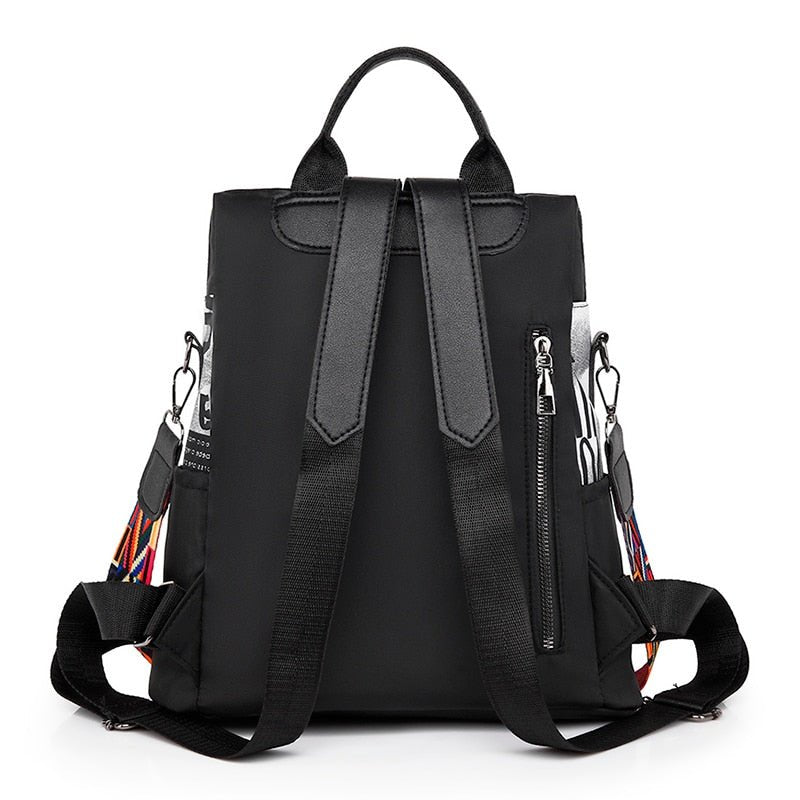 Oxford Cloth Backpack with Smart Detail