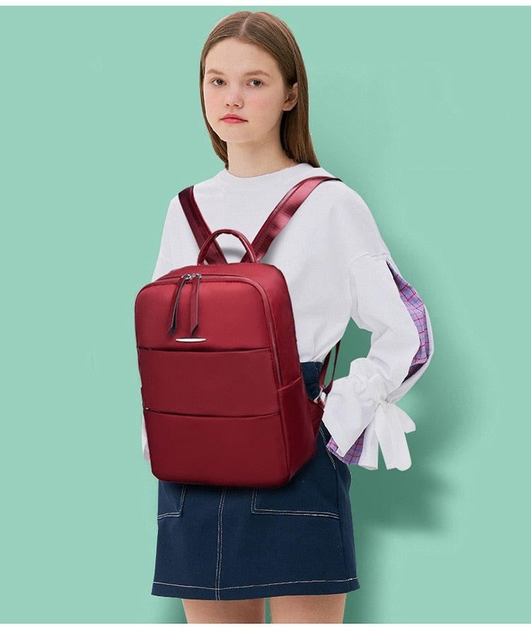 Round Oxford Cloth Backpack