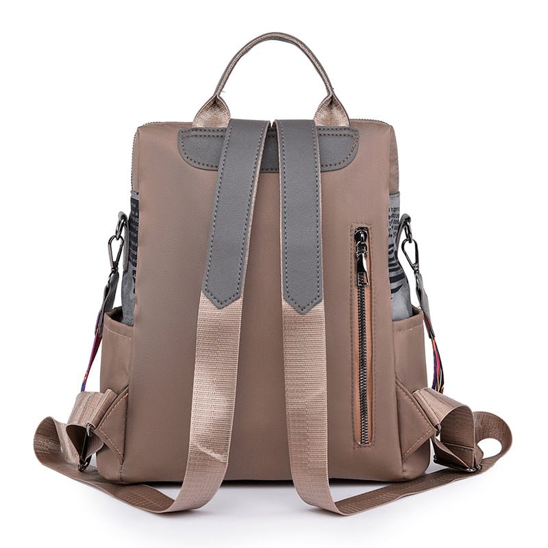 Oxford Cloth Backpack with Smart Detail