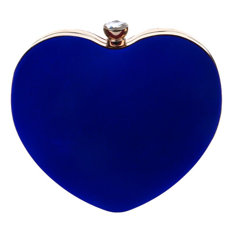 Velvet Evening Clutch with Signature Detail